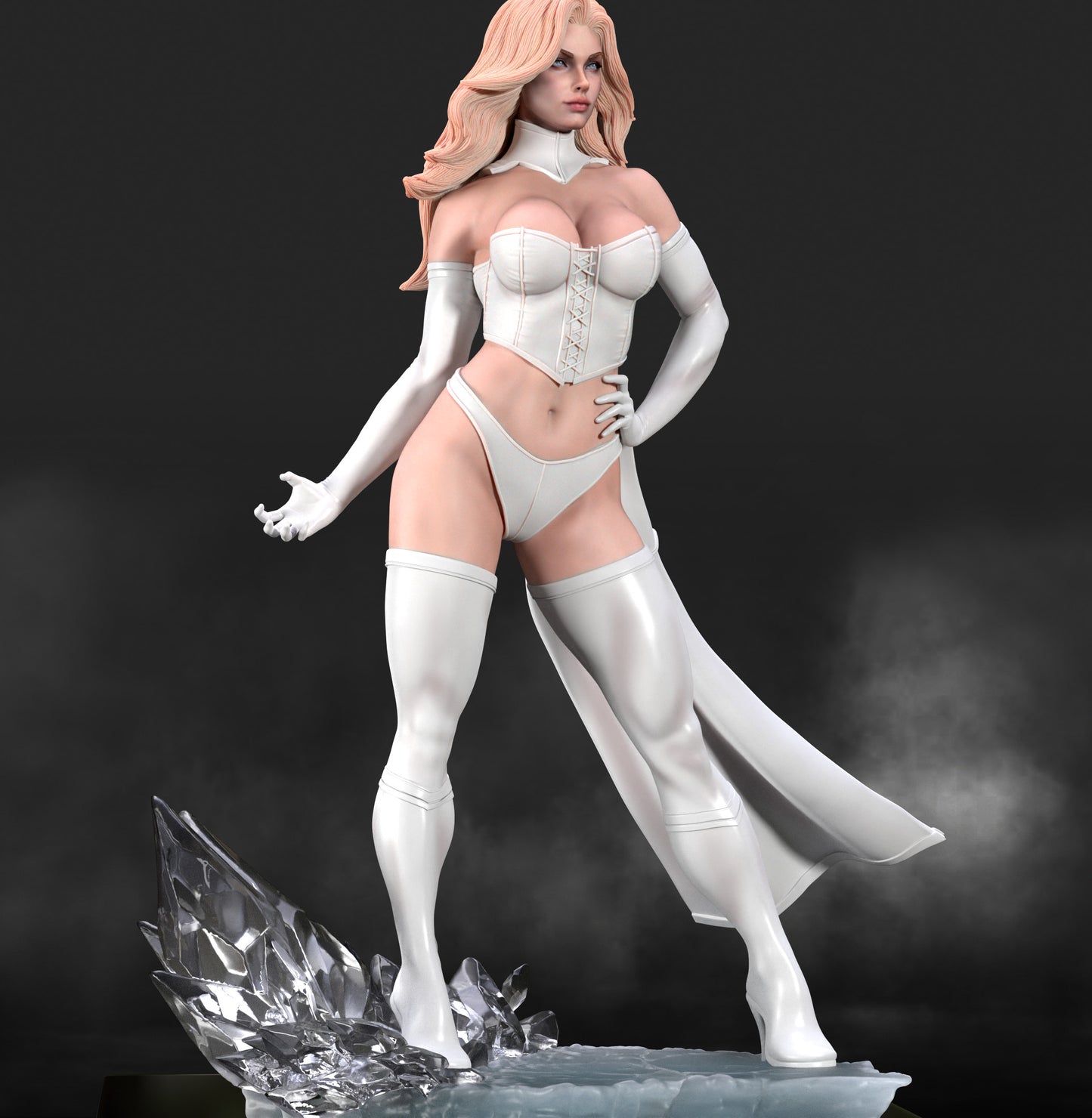 Emma Frost Matc3D Statue