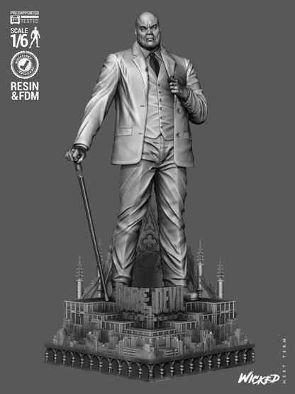 Kingpin Statue 3D-Printed Kit