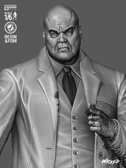 Kingpin Statue 3D-Printed Kit