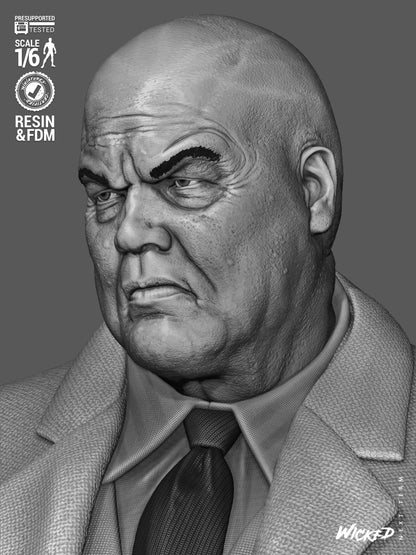 Kingpin Statue 3D-Printed Kit