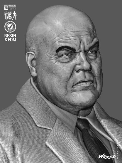 Kingpin Statue 3D-Printed Kit