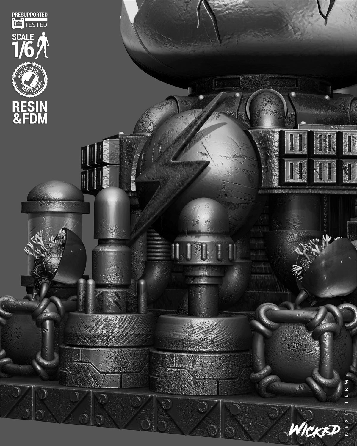 Metroid Diorama 3D-Printed Kit