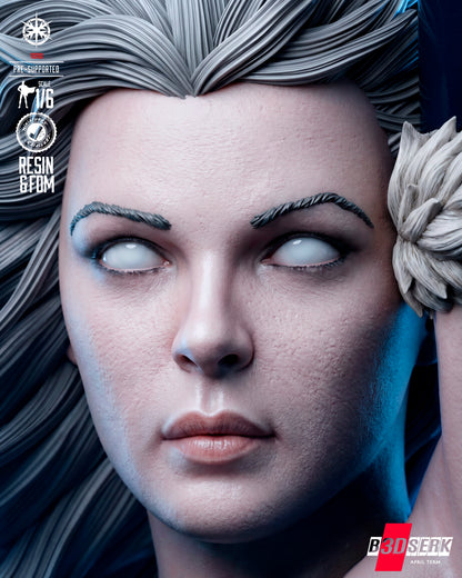 Killer Frost Statue 3D-Printed Kit