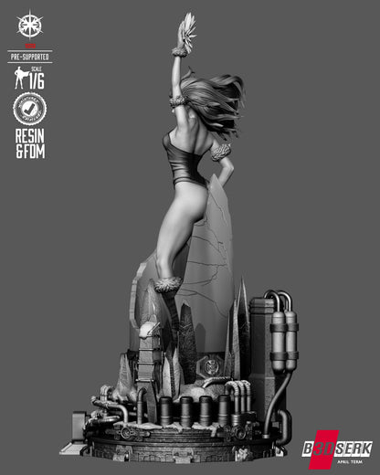 Killer Frost Statue 3D-Printed Kit