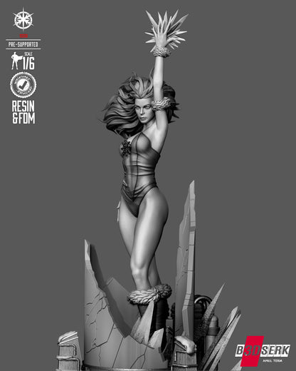 Killer Frost Statue 3D-Printed Kit