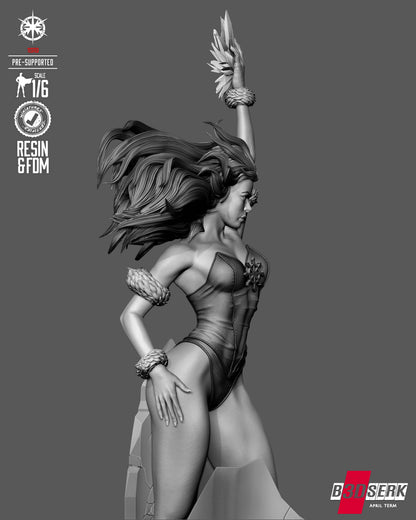 Killer Frost Statue 3D-Printed Kit