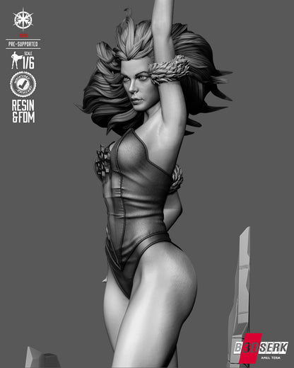 Killer Frost Statue 3D-Printed Kit