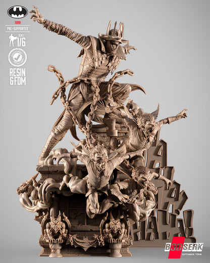Batman Who Laughs Statue 3D-Printed Kit