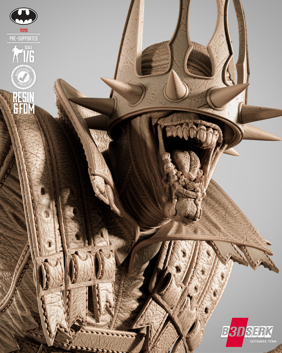 Batman Who Laughs Statue 3D-Printed Kit