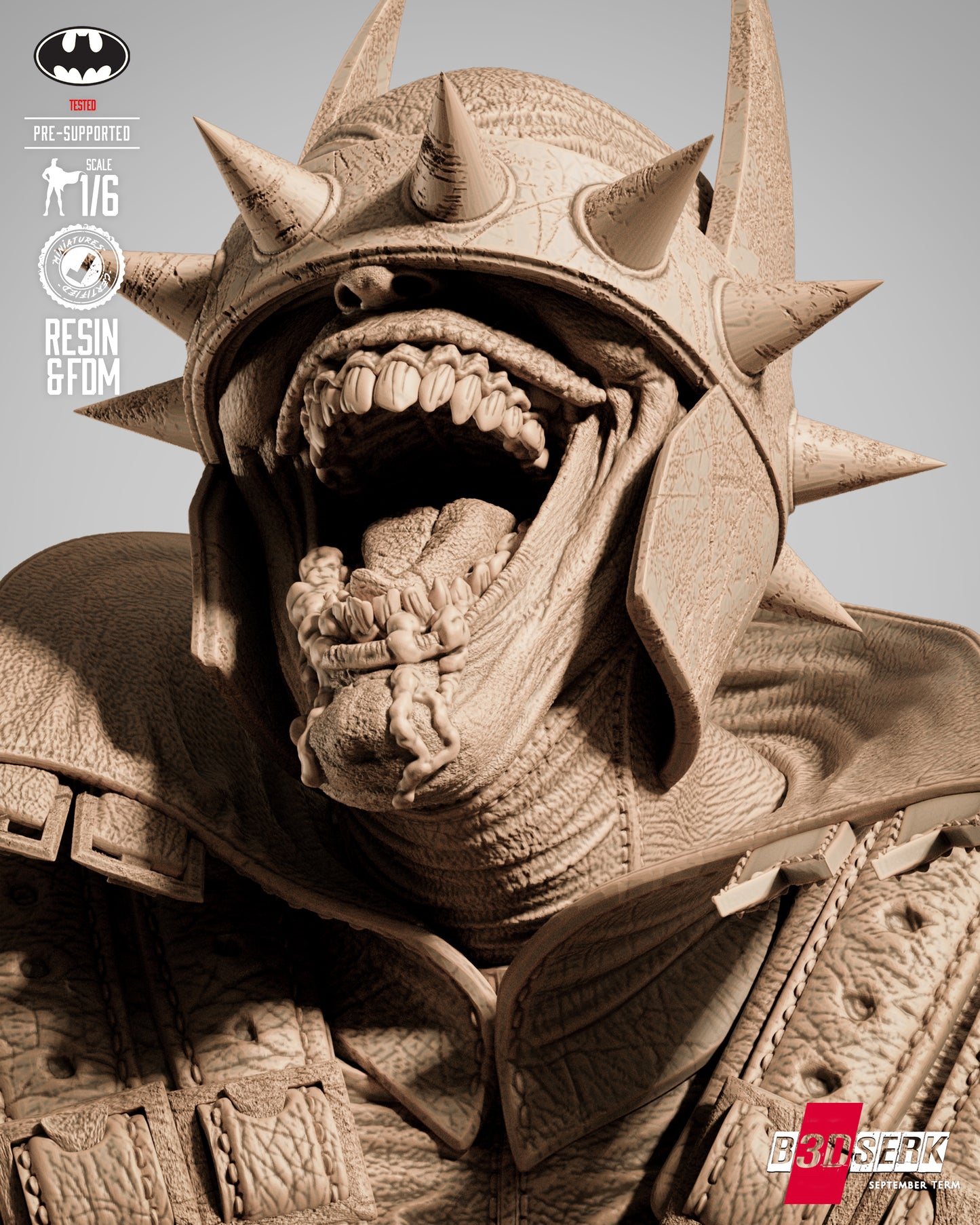 Batman Who Laughs Statue 3D-Printed Kit