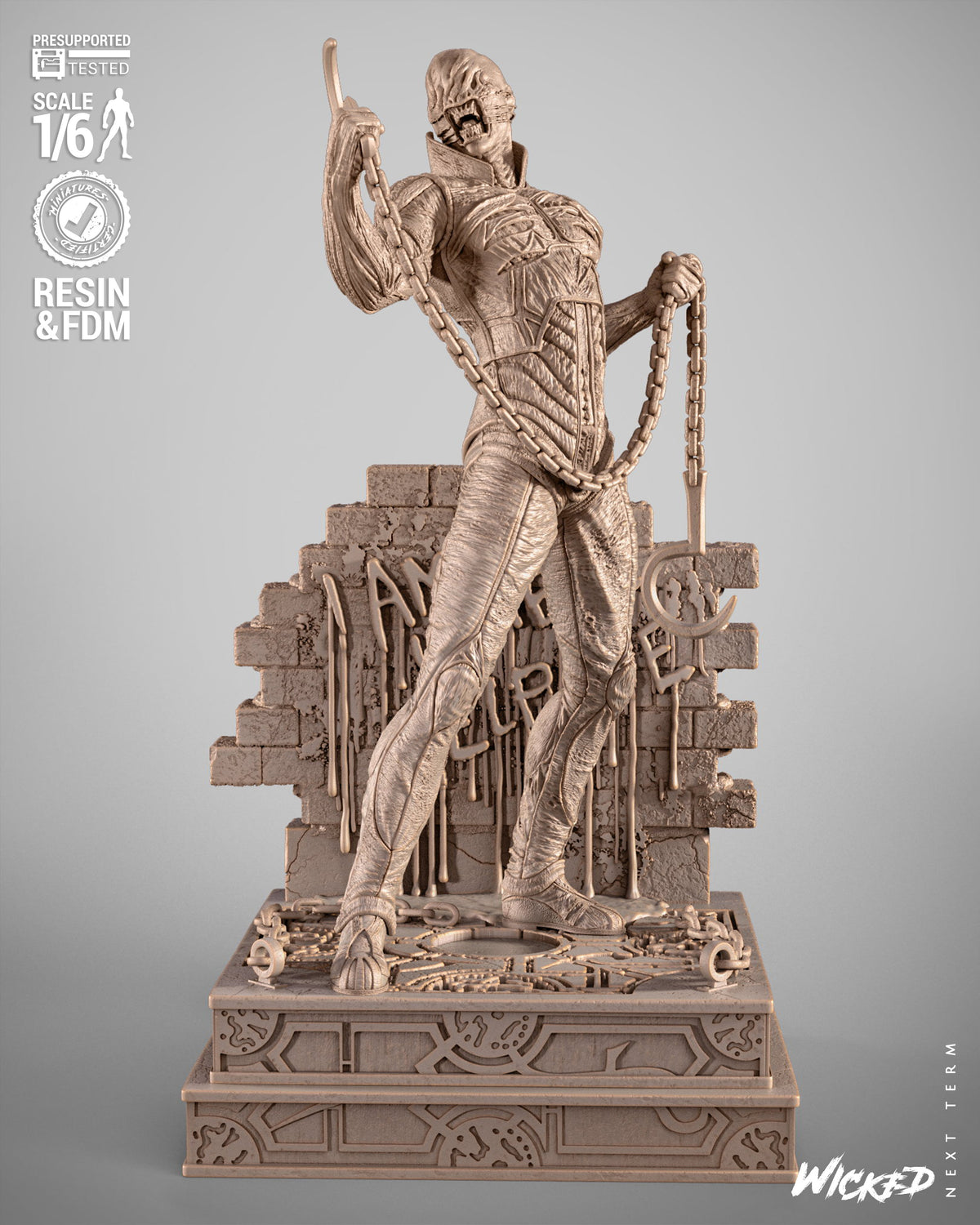 Chatterer Statue 3D-Printed Kit