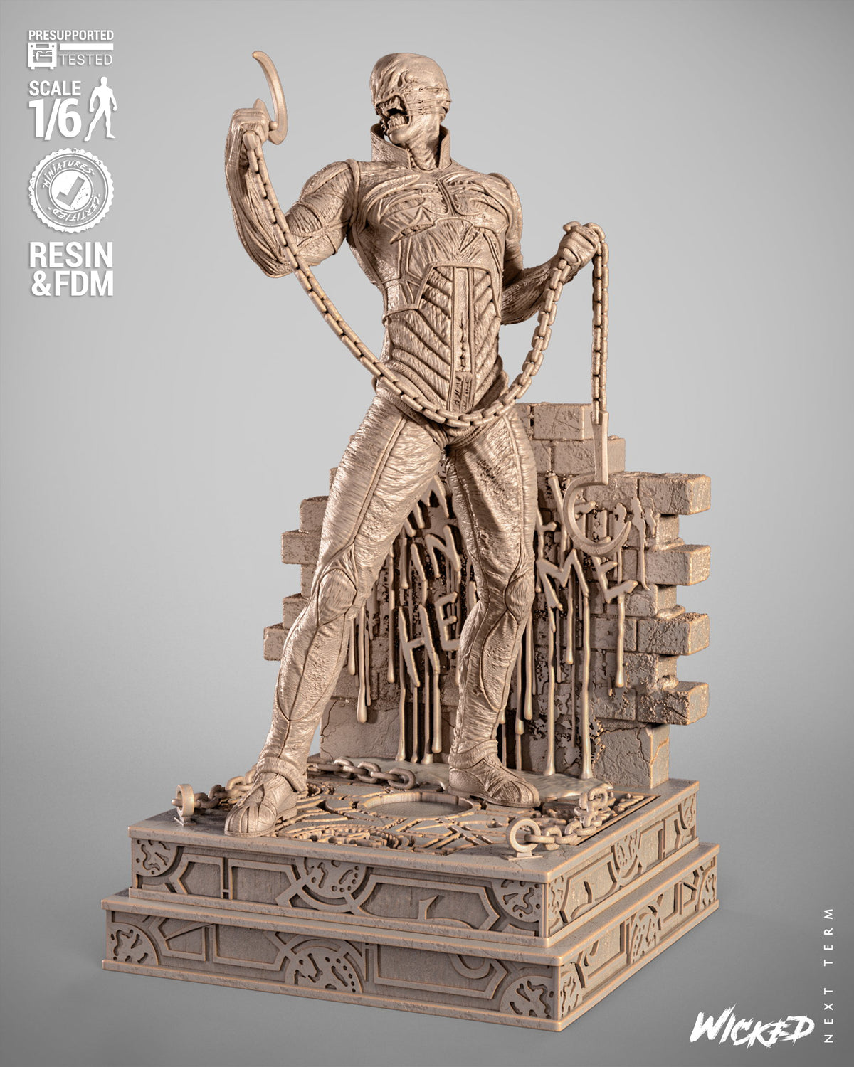 Chatterer Statue 3D-Printed Kit
