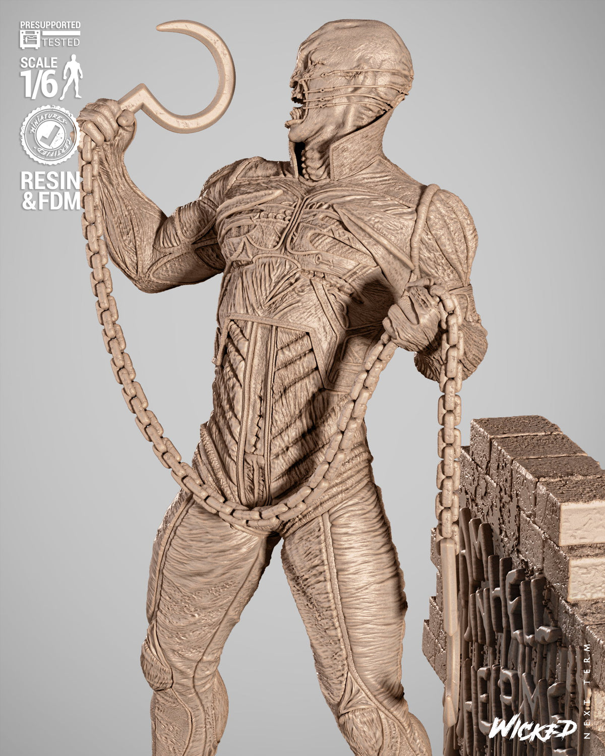 Chatterer Statue 3D-Printed Kit