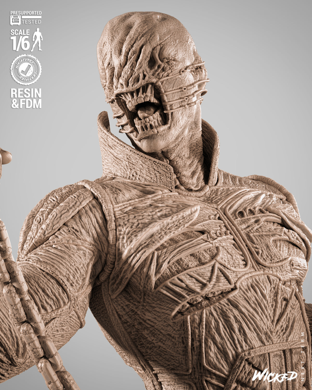 Chatterer Statue 3D-Printed Kit