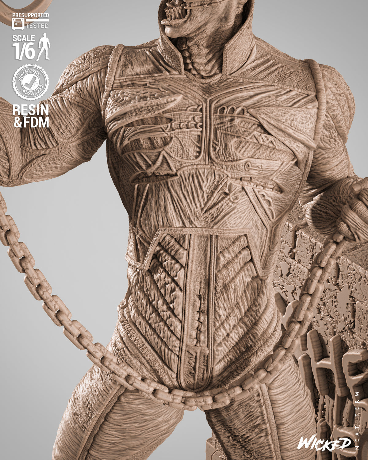 Chatterer Statue 3D-Printed Kit