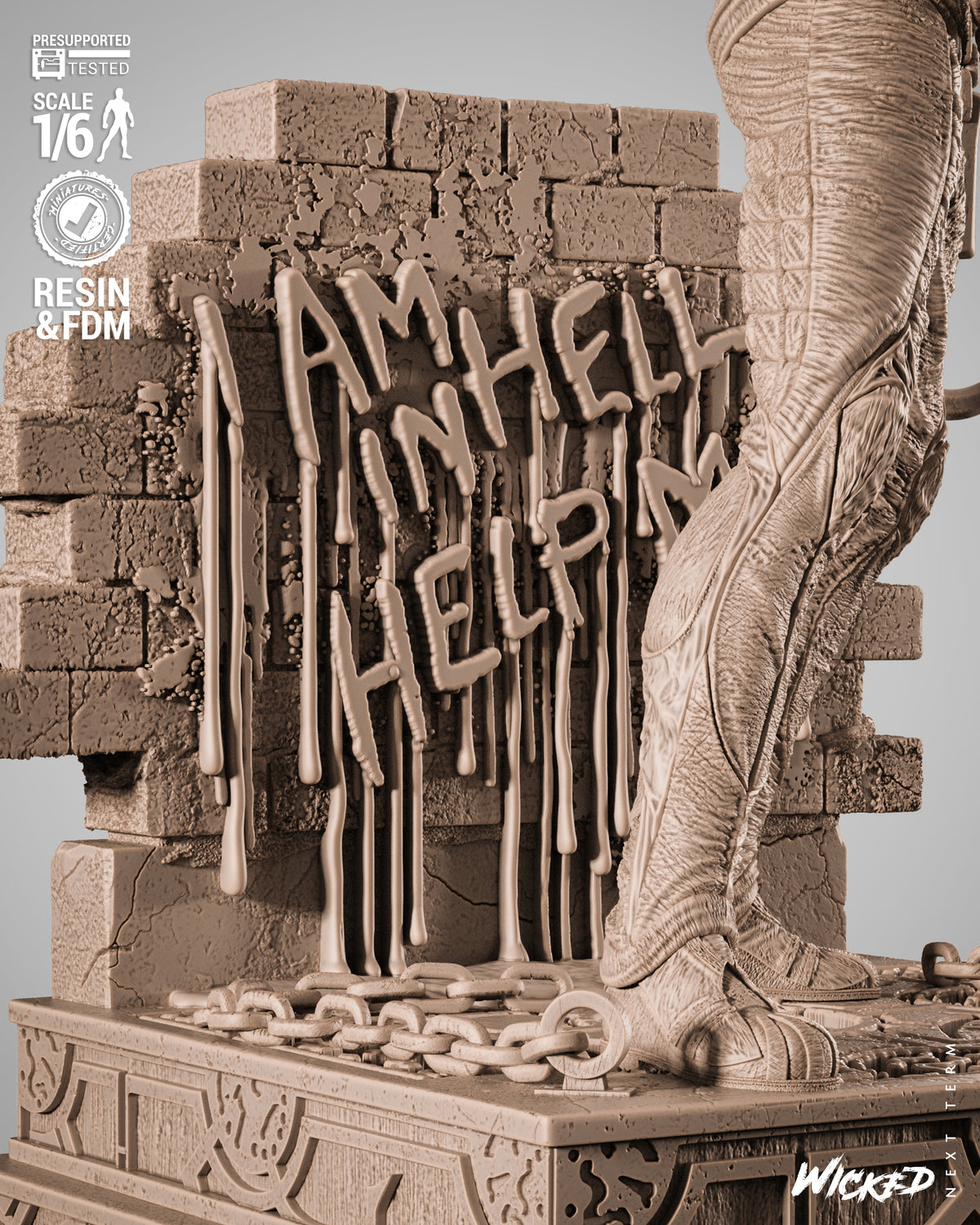 Chatterer Statue 3D-Printed Kit