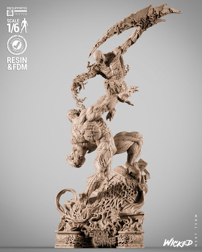 Venom vs Carnage Diorama 3D-Printed Kit