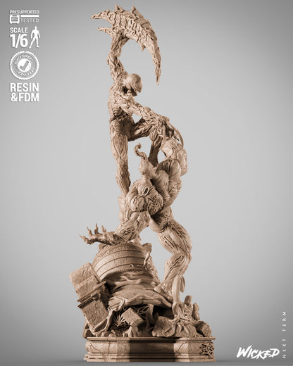 Venom vs Carnage Diorama 3D-Printed Kit
