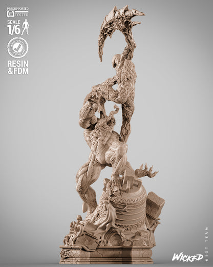 Venom vs Carnage Diorama 3D-Printed Kit