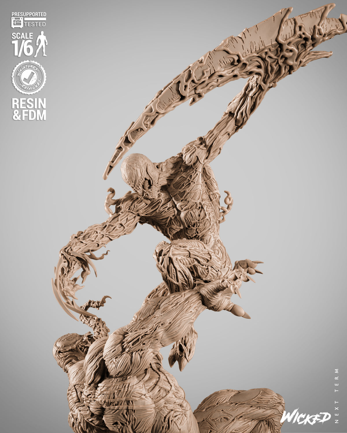 Venom vs Carnage Diorama 3D-Printed Kit