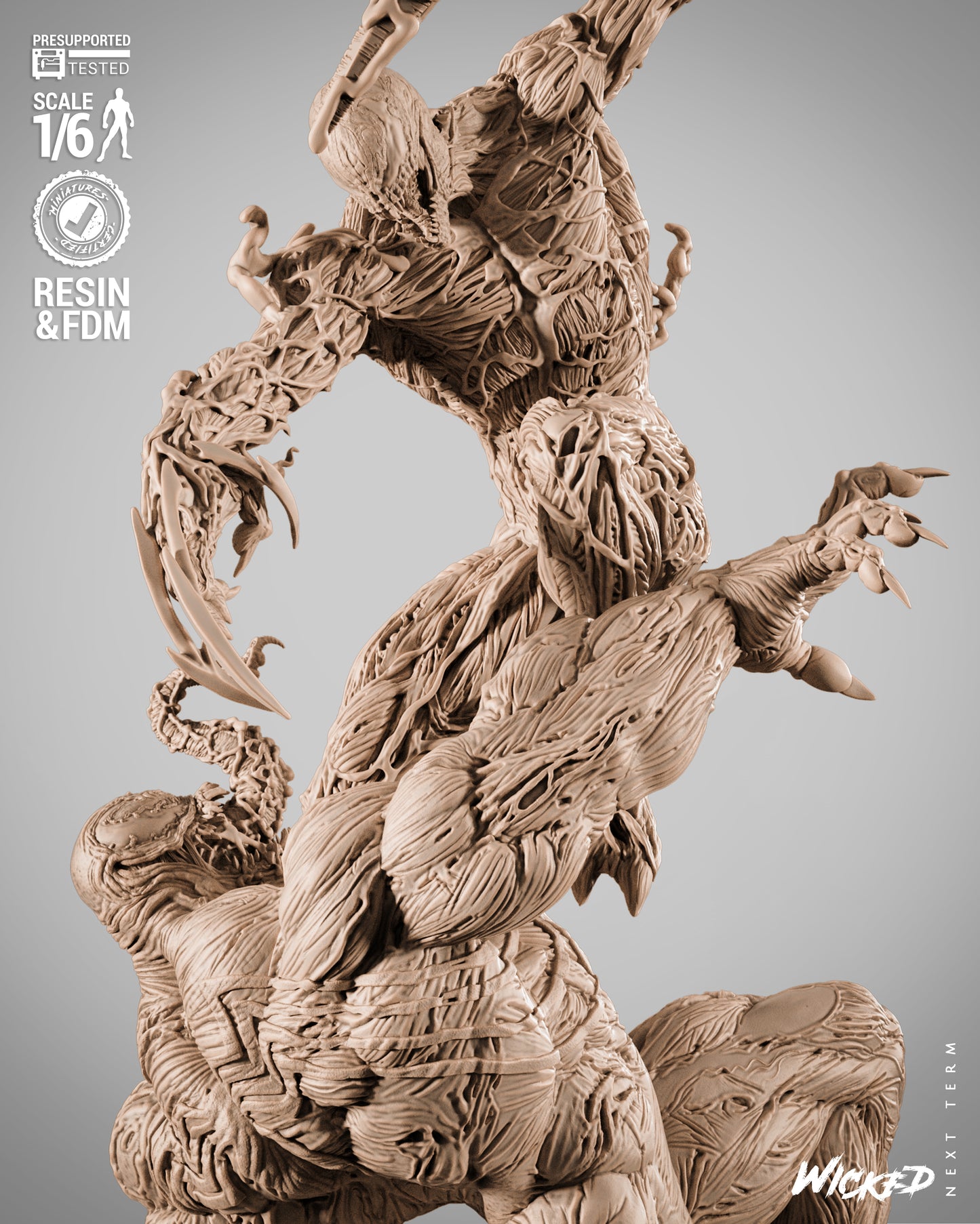 Venom vs Carnage Diorama 3D-Printed Kit