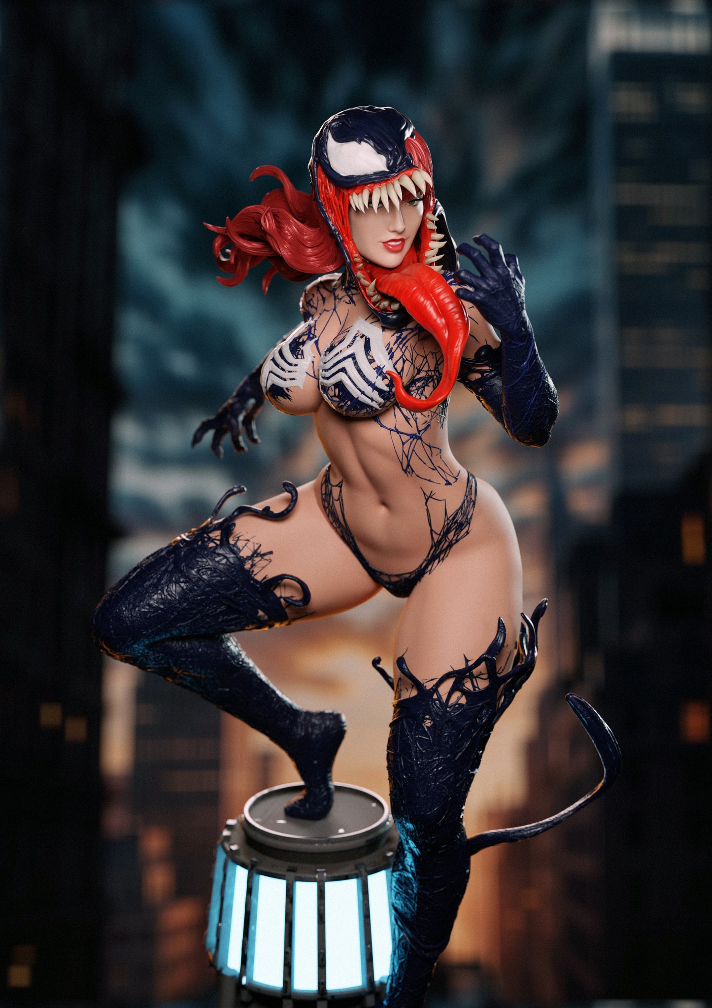 MJ Venomized Statue
