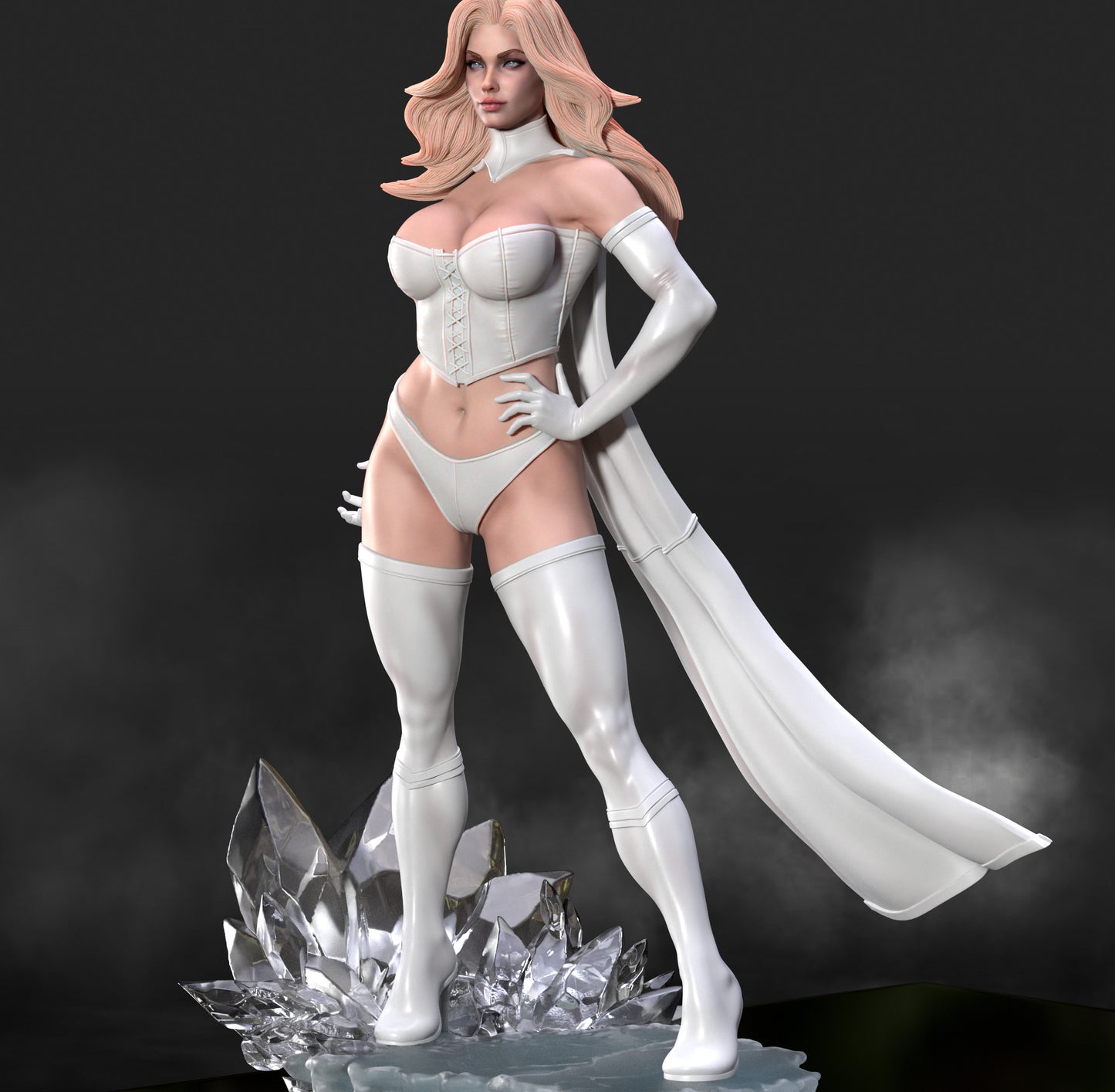 Emma Frost Matc3D Statue