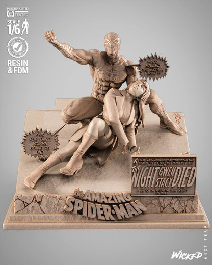 Spiderman & Gwen Stacy Diorama