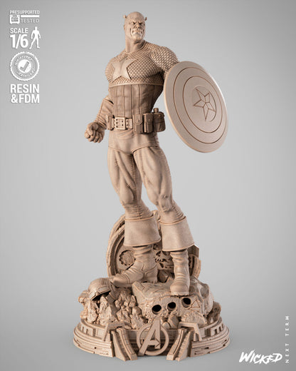 Captain America 2025 Statue