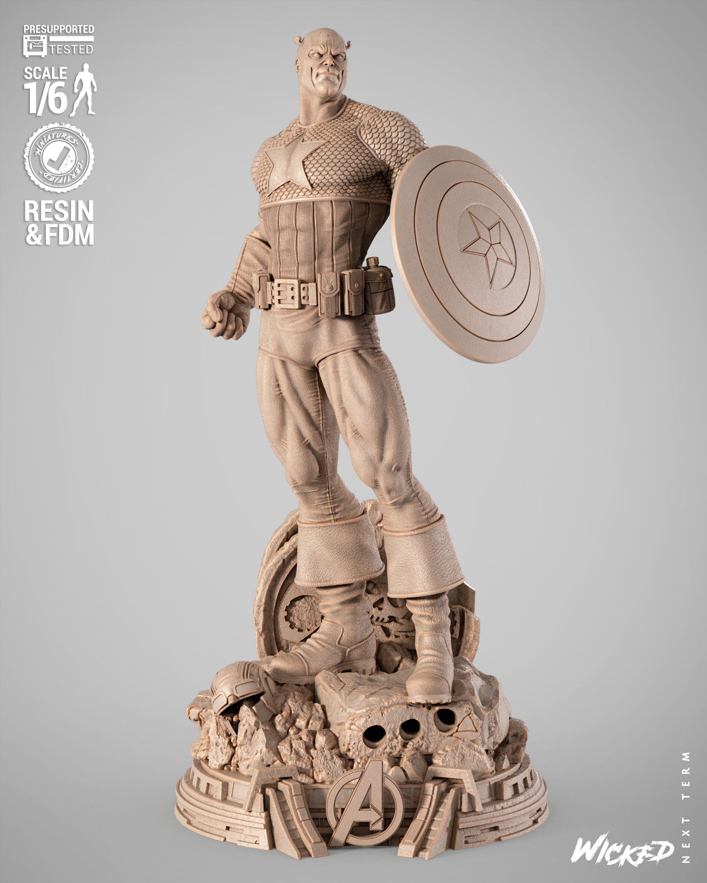 Captain America 2025 Statue
