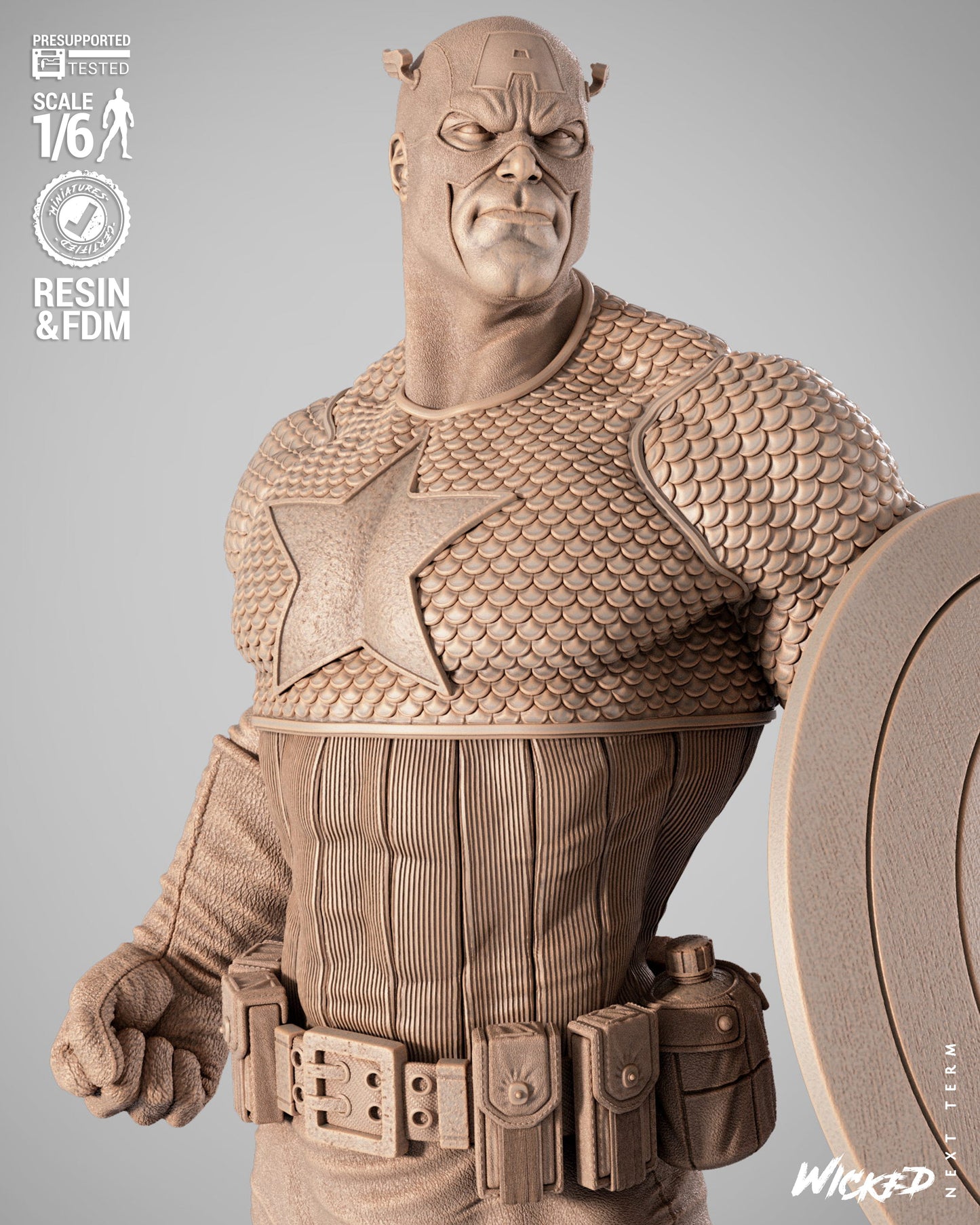 Captain America 2025 Statue