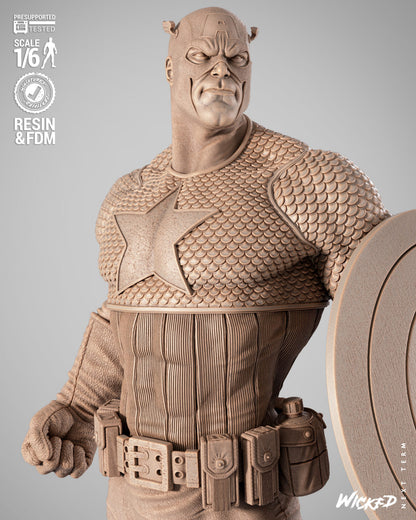Captain America 2025 Statue