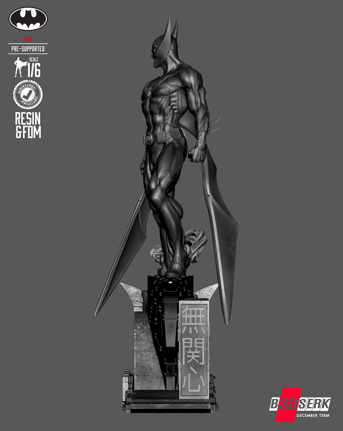 Batman Beyond Statue 3D-Printed Kit