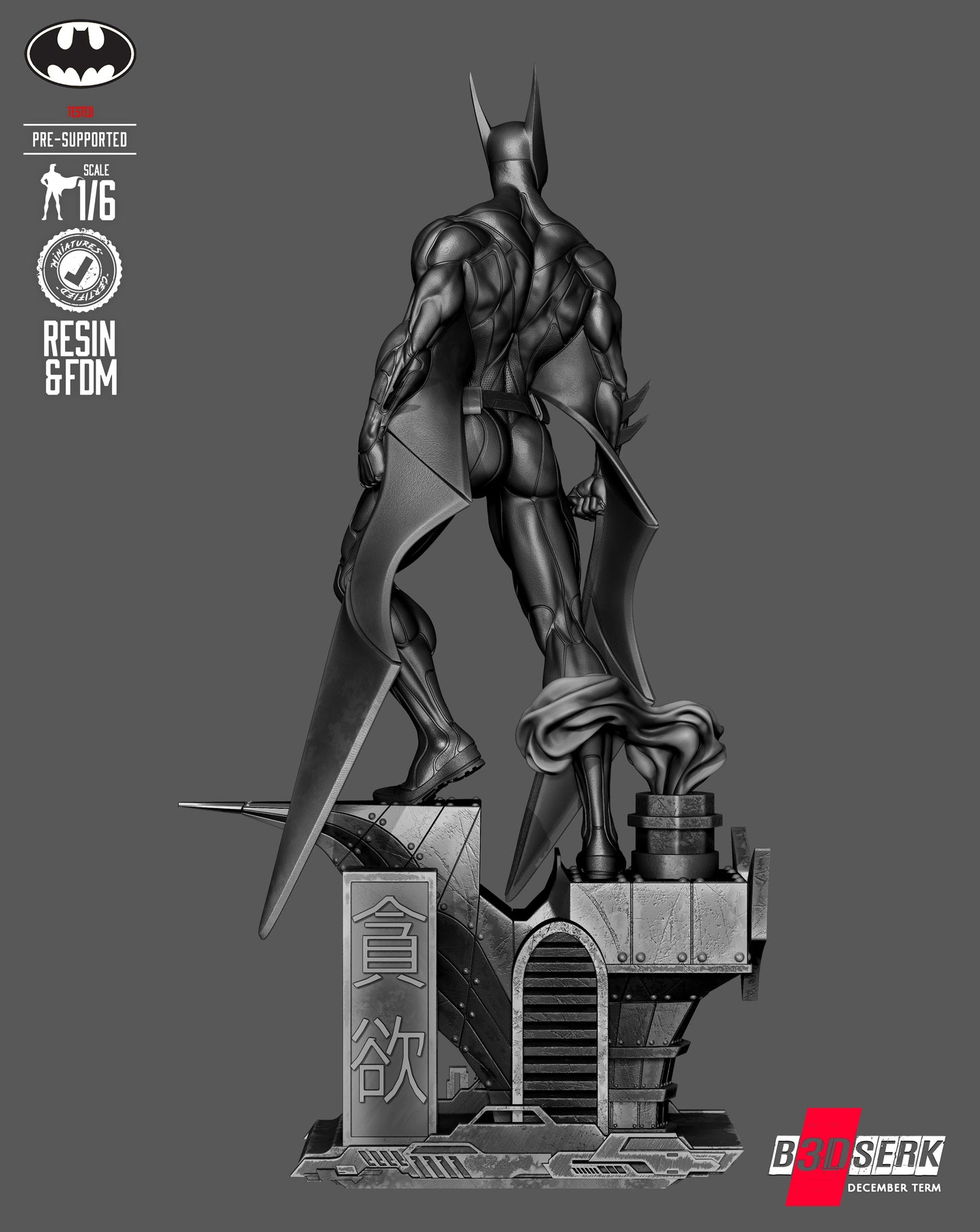 Batman Beyond Statue 3D-Printed Kit