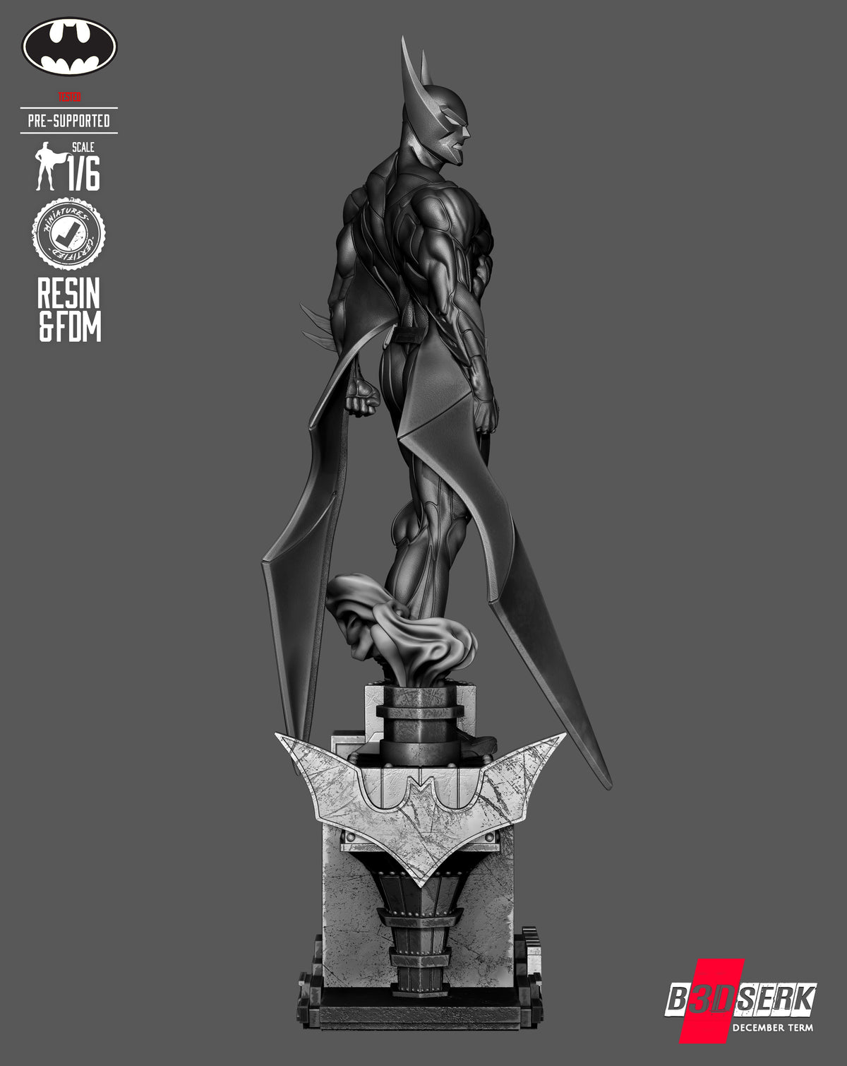 Batman Beyond Statue 3D-Printed Kit