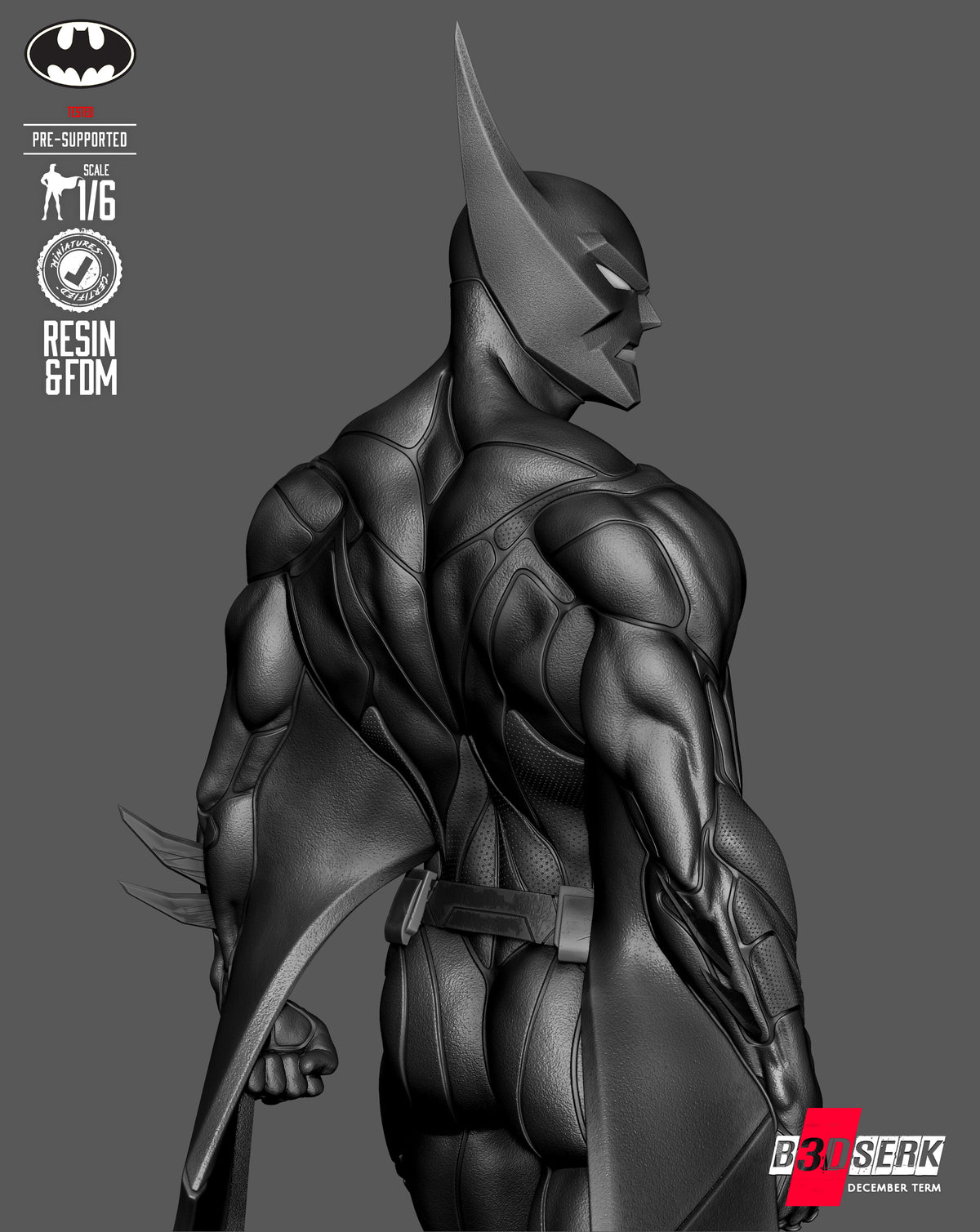 Batman Beyond Statue 3D-Printed Kit