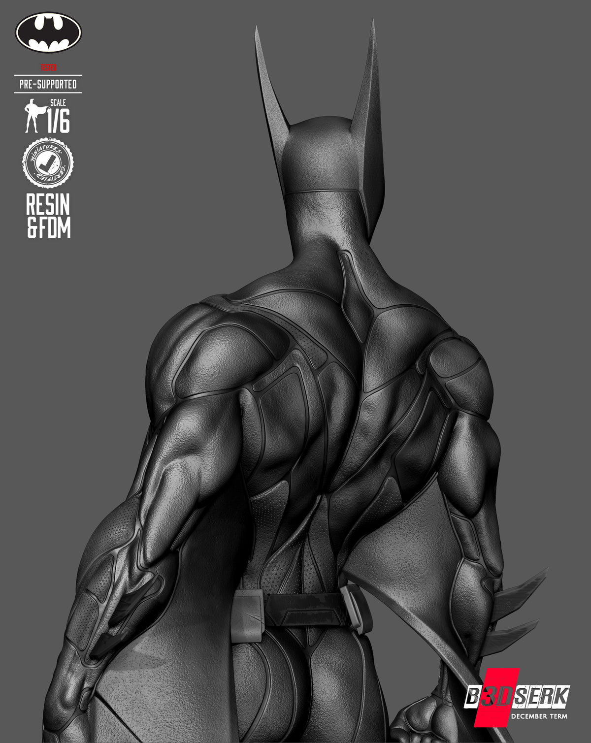 Batman Beyond Statue 3D-Printed Kit