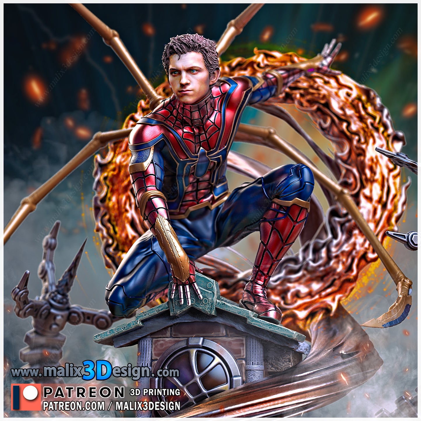 Spider-Man Statue