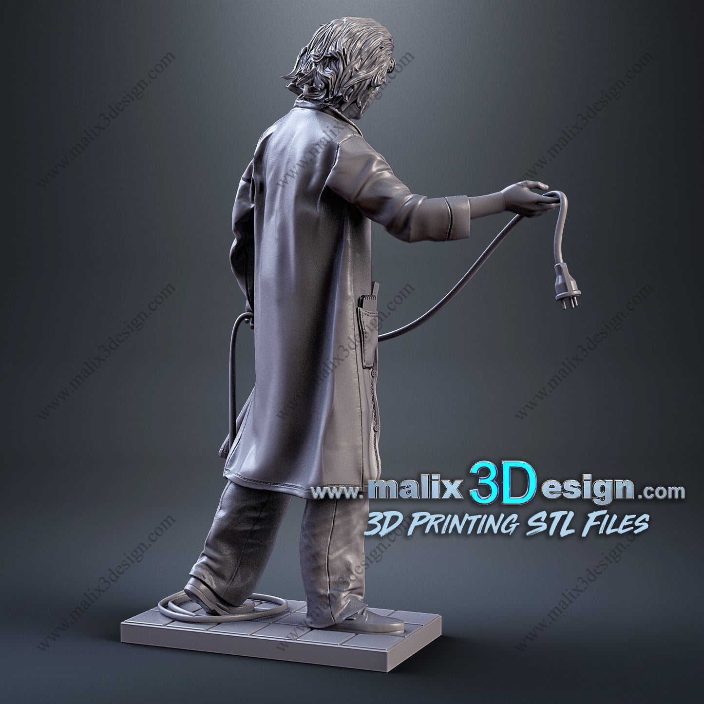 Dr. Emmett Brown Statue