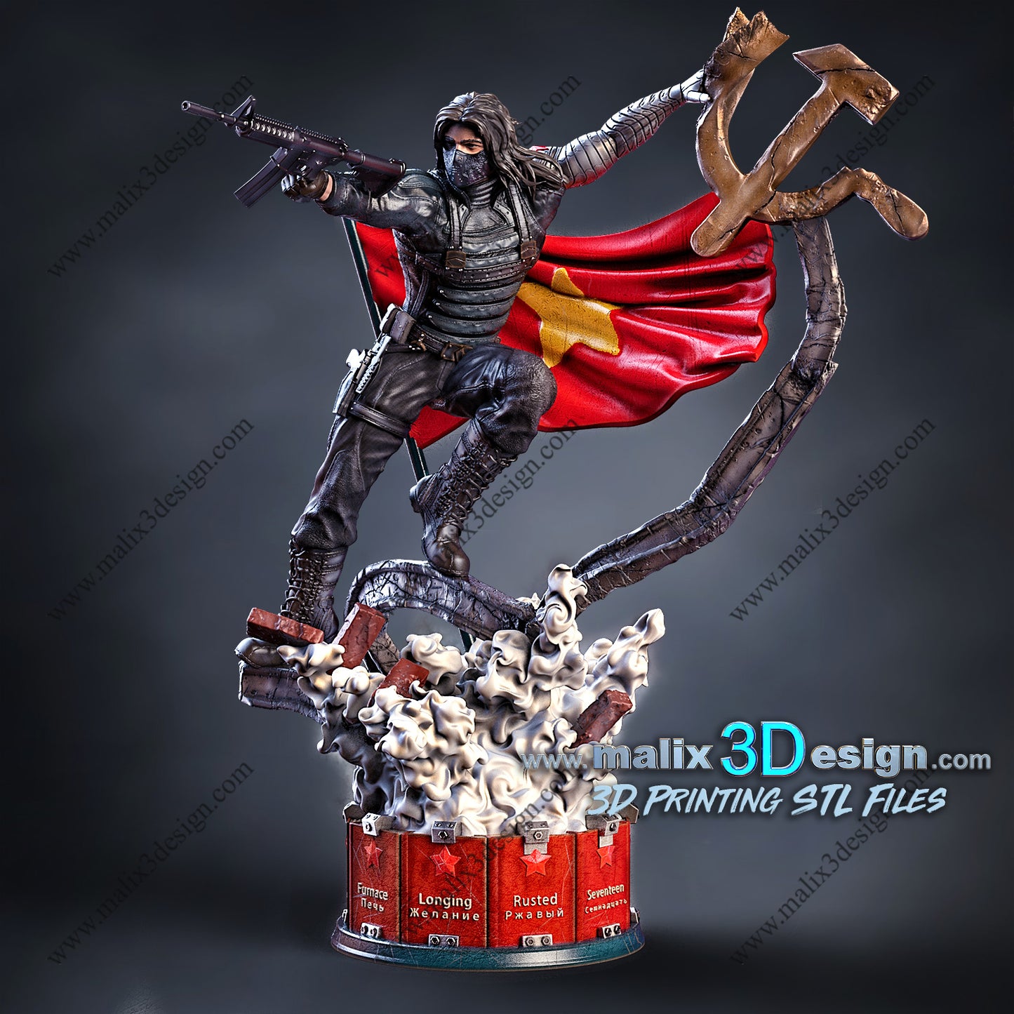 Winter Soldier Statue