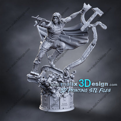 Winter Soldier Statue