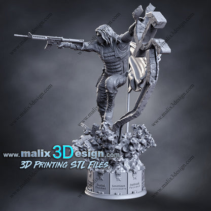 Winter Soldier Statue
