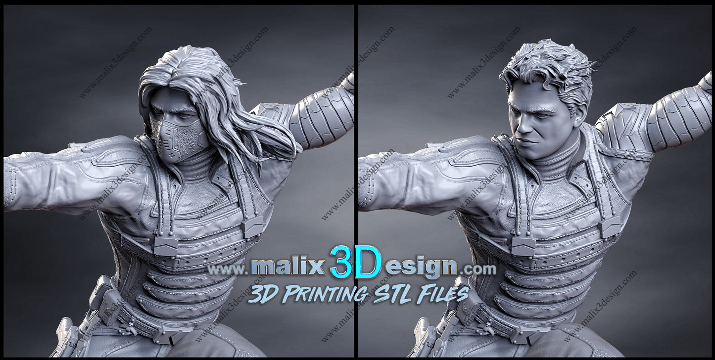 Winter Soldier Statue