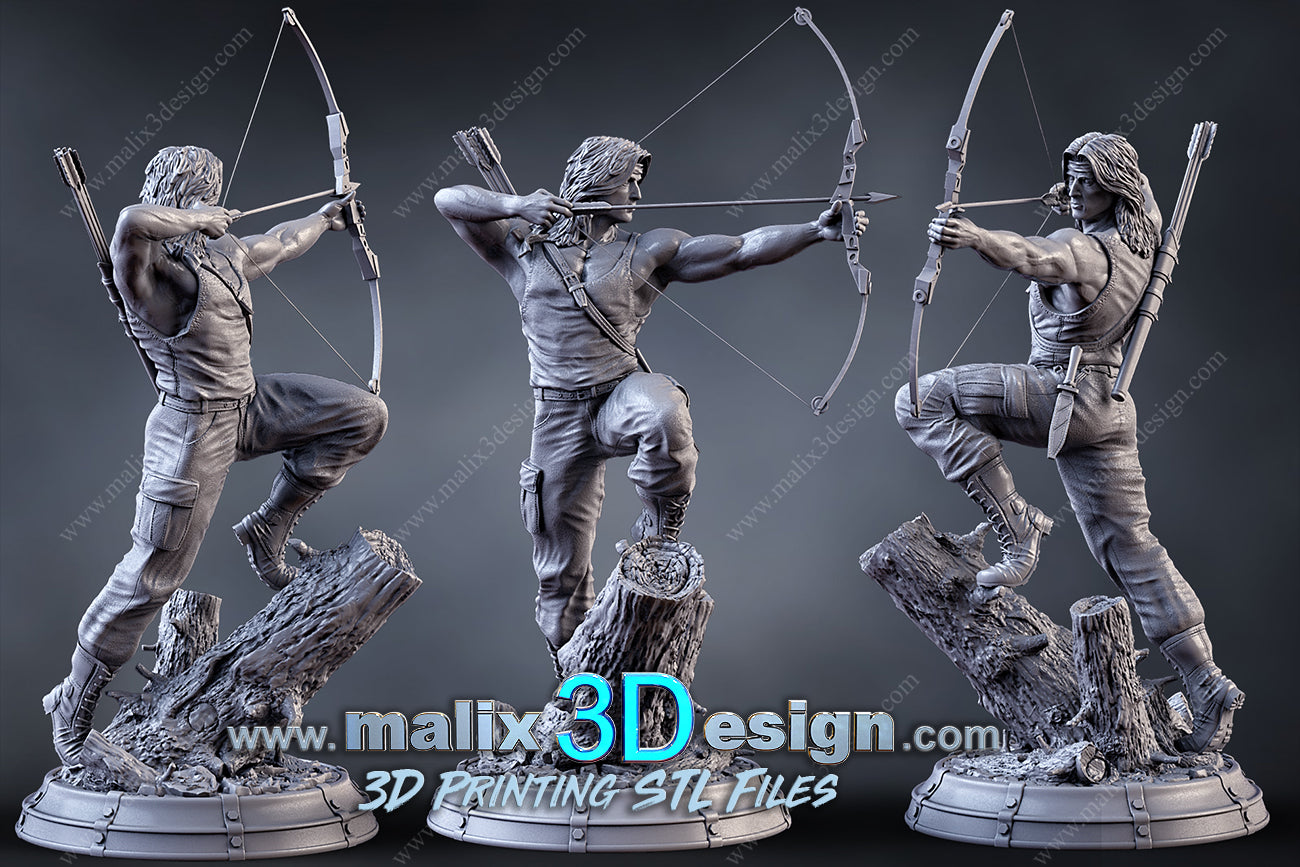 John Rambo Statue