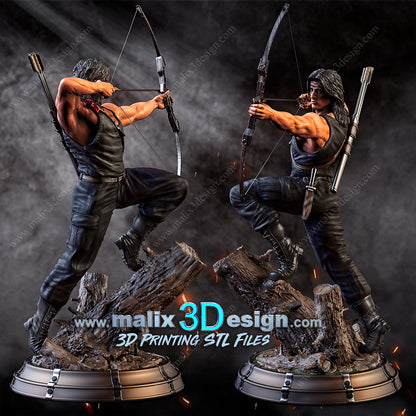John Rambo Statue