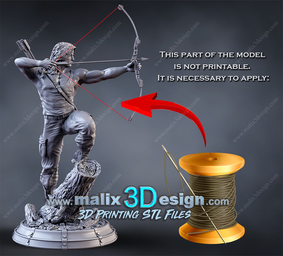 John Rambo Statue