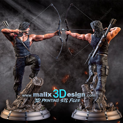 John Rambo Statue