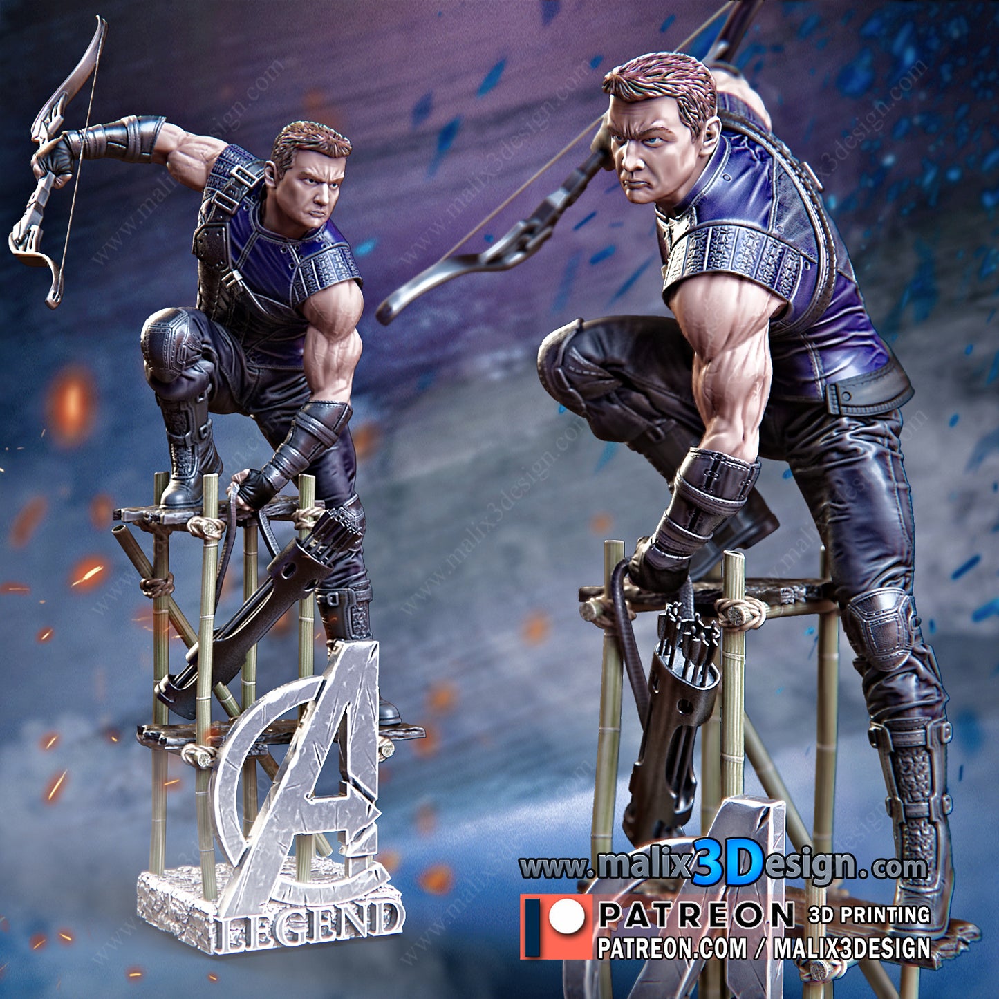 Hawkeye Statue