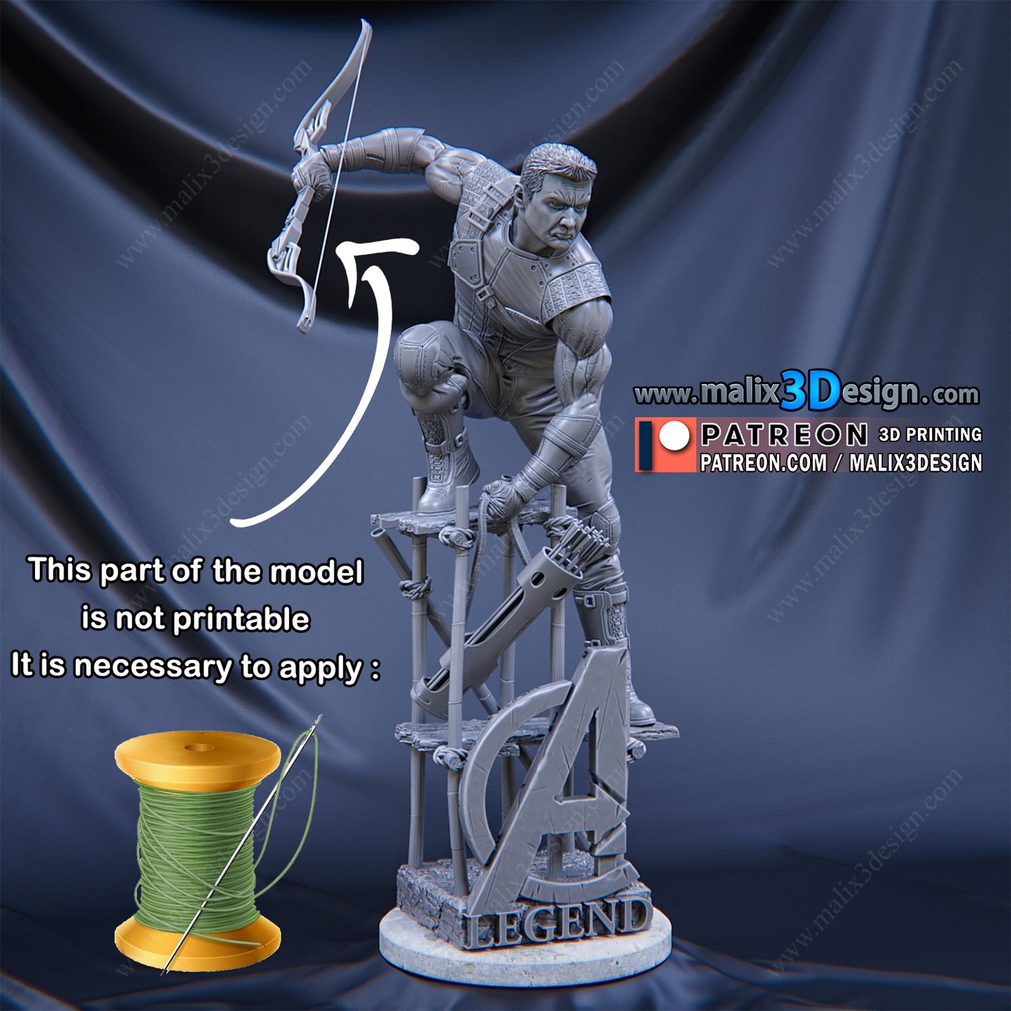 Hawkeye Statue
