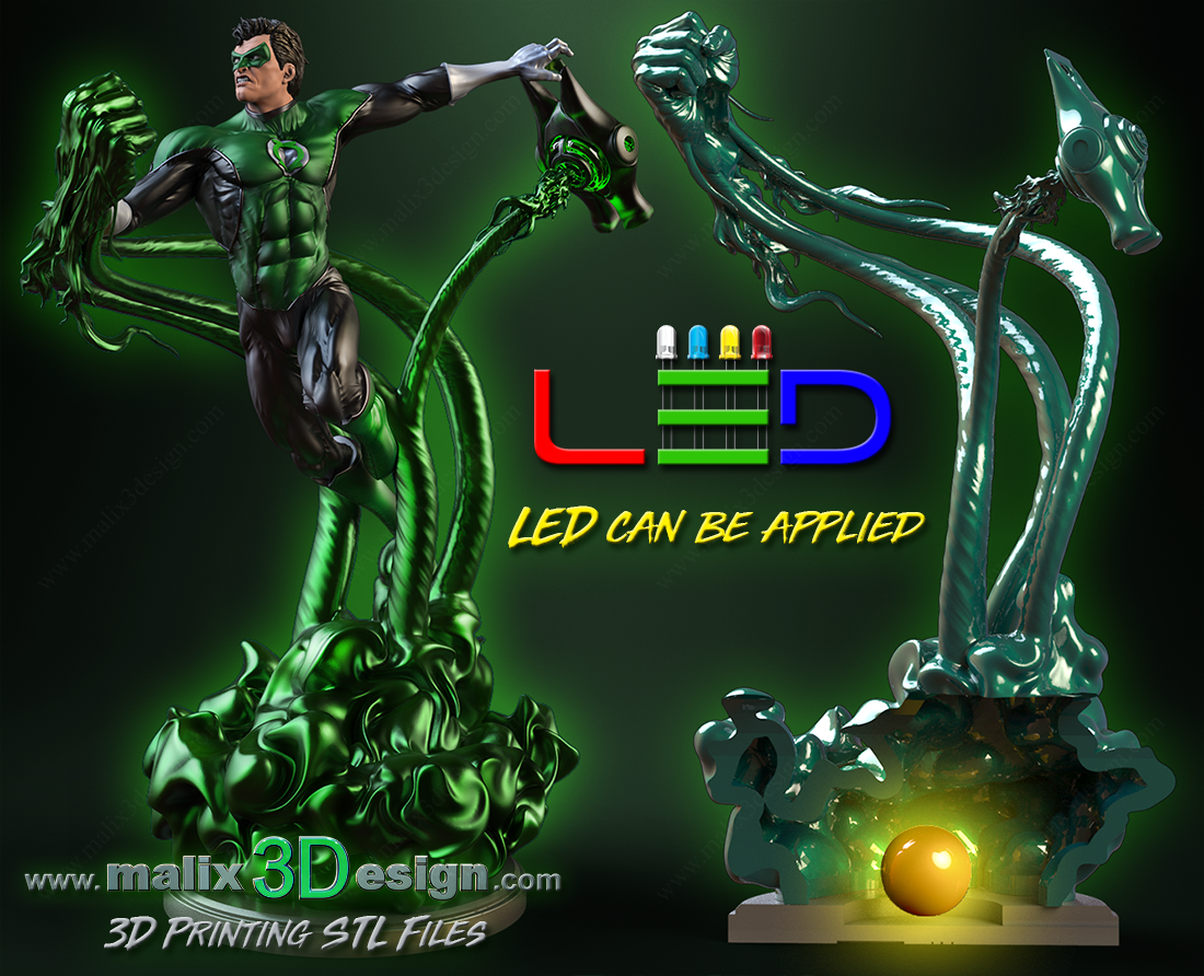 Green Lantern Statue